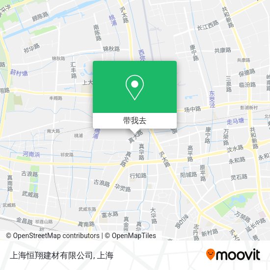 上海恒翔建材有限公司地图