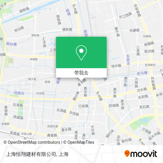 上海恒翔建材有限公司地图