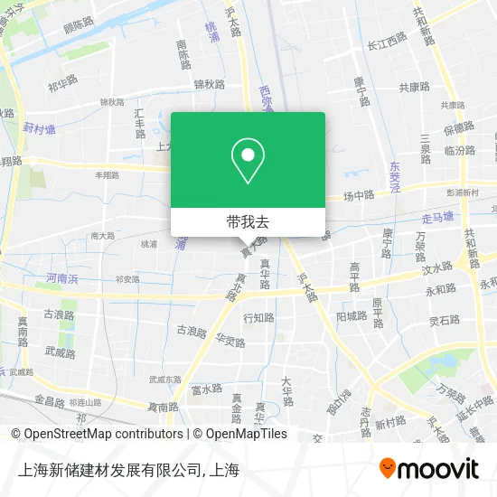 上海新储建材发展有限公司地图