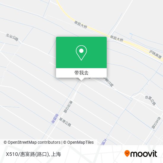 X510/惠富路(路口)地图