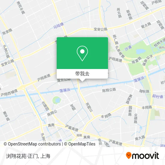 浏翔花苑-正门地图