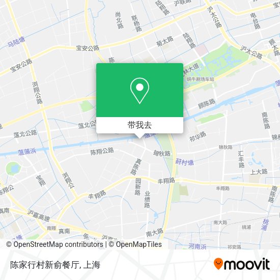 陈家行村新俞餐厅地图