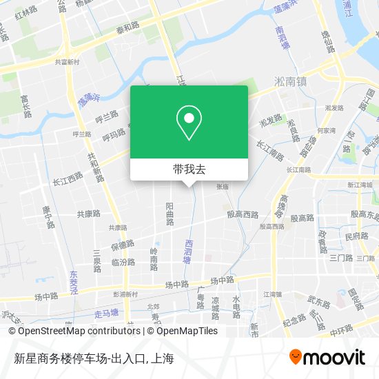 新星商务楼停车场-出入口地图