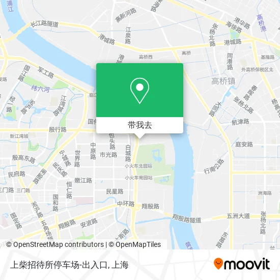 上柴招待所停车场-出入口地图
