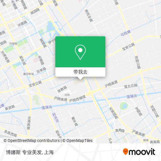 博娜斯 专业美发地图