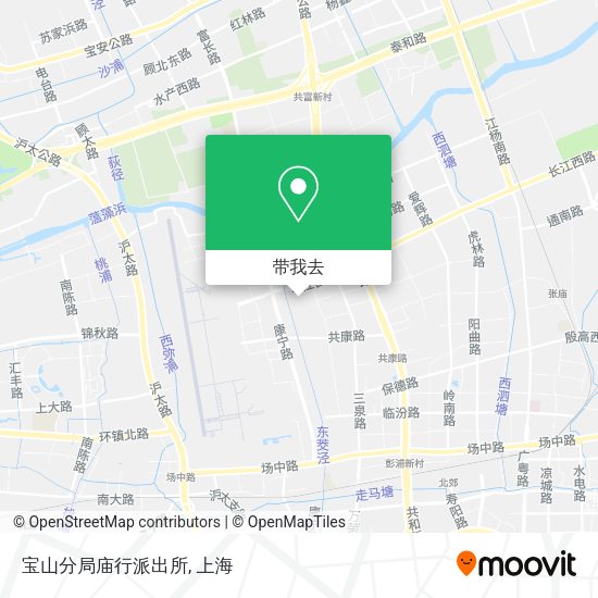 宝山分局庙行派出所地图