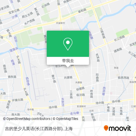 吉的堡少儿英语(长江西路分部)地图