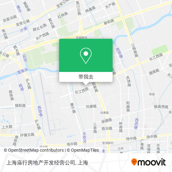 上海庙行房地产开发经营公司地图