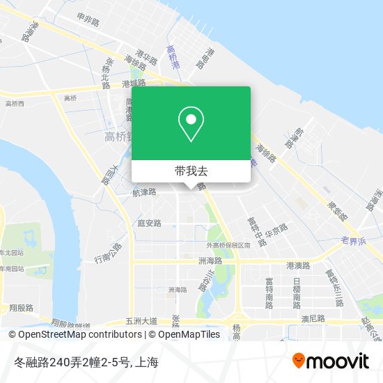 冬融路240弄2幢2-5号地图