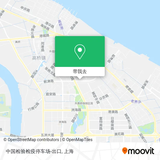 中国检验检疫停车场-出口地图
