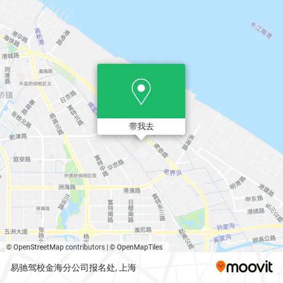 易驰驾校金海分公司报名处地图