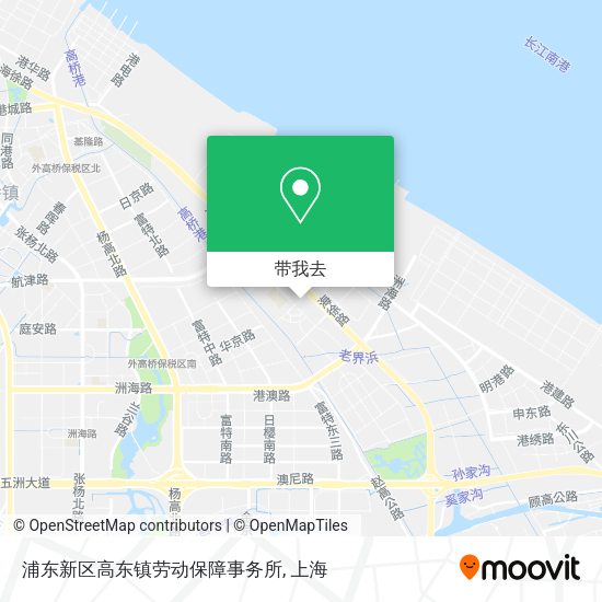 浦东新区高东镇劳动保障事务所地图