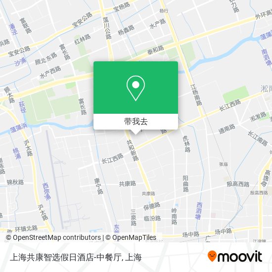 上海共康智选假日酒店-中餐厅地图