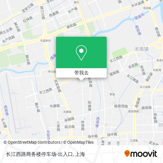 长江西路商务楼停车场-出入口地图