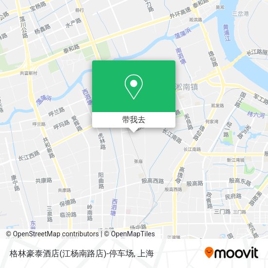 格林豪泰酒店(江杨南路店)-停车场地图