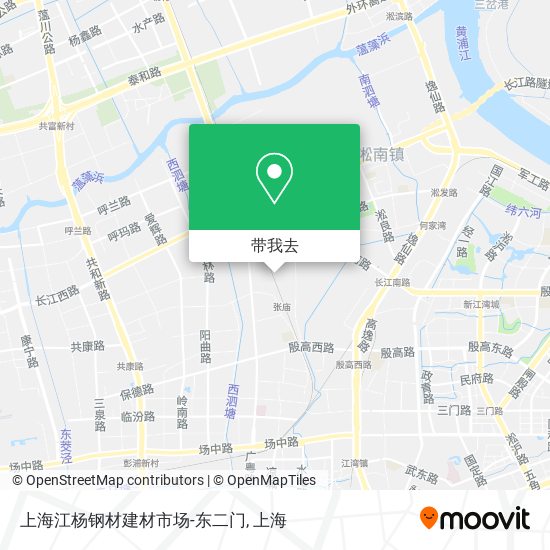 上海江杨钢材建材市场-东二门地图