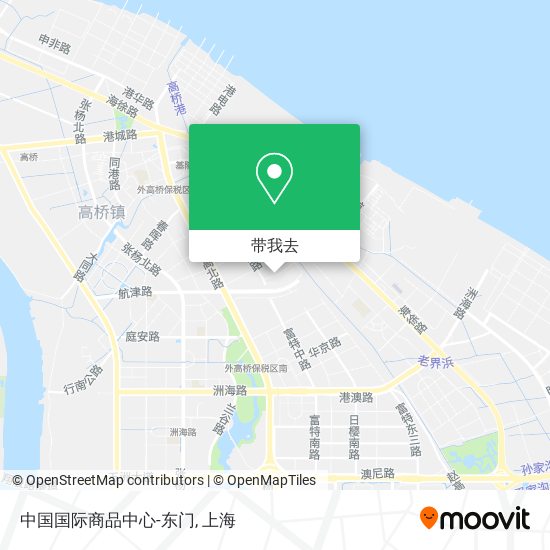 中国国际商品中心-东门地图