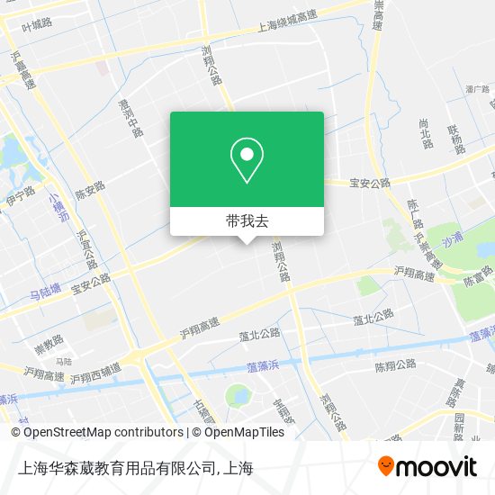 上海华森葳教育用品有限公司地图
