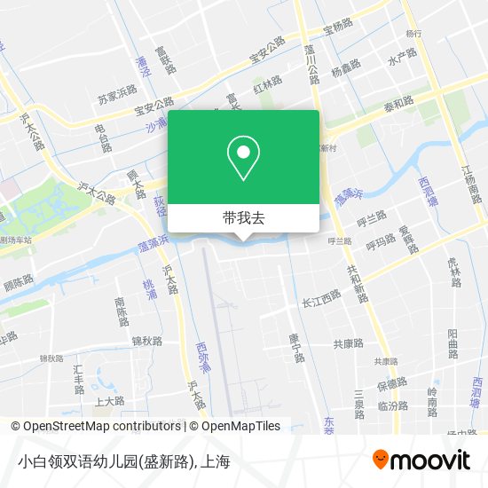 小白领双语幼儿园(盛新路)地图