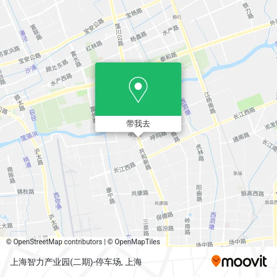 上海智力产业园(二期)-停车场地图