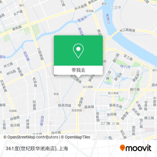 361度(世纪联华淞南店)地图
