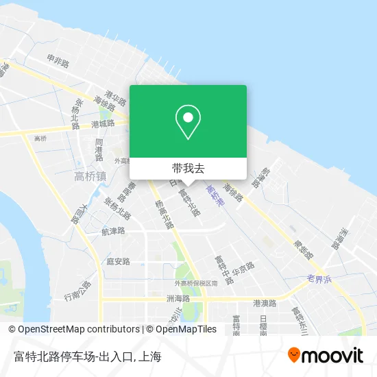 富特北路停车场-出入口地图