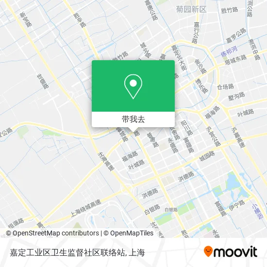 嘉定工业区卫生监督社区联络站地图