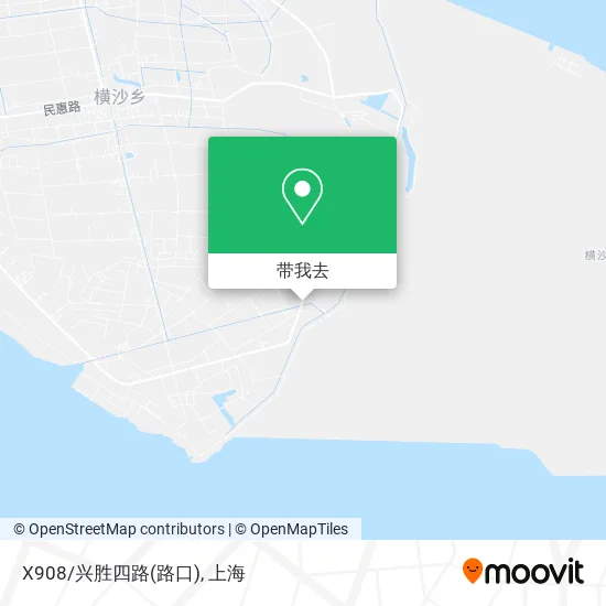 X908/兴胜四路(路口)地图