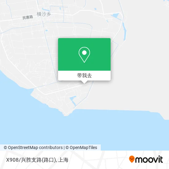 X908/兴胜支路(路口)地图