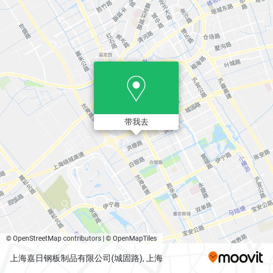 上海嘉日钢板制品有限公司(城固路)地图