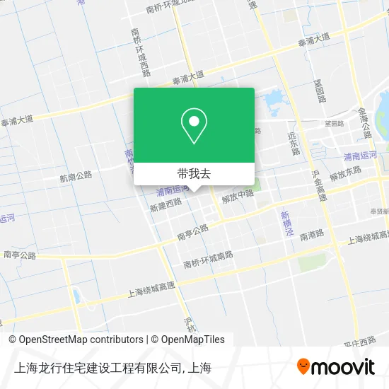 上海龙行住宅建设工程有限公司地图