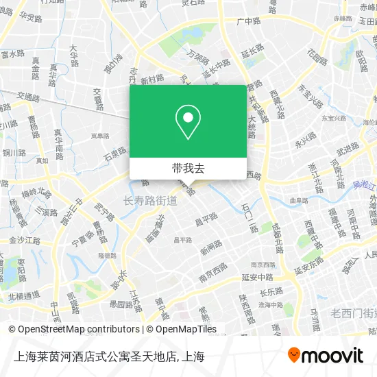 上海莱茵河酒店式公寓圣天地店地图