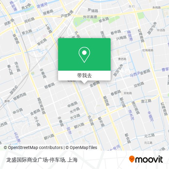 龙盛国际商业广场-停车场地图