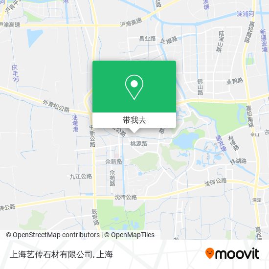 上海艺传石材有限公司地图