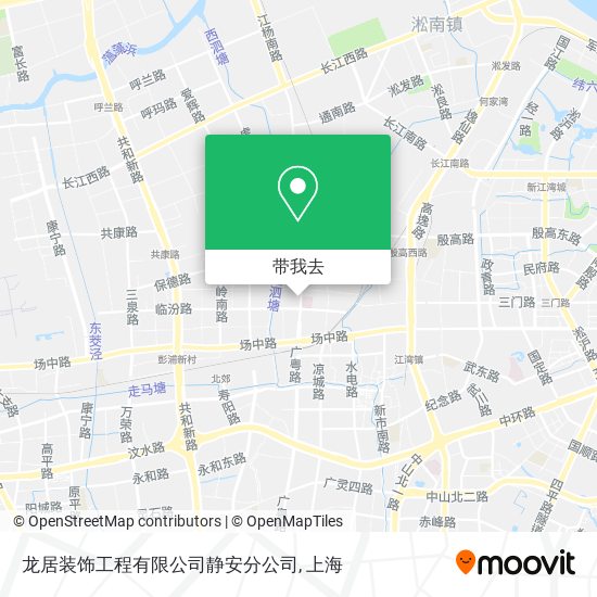 龙居装饰工程有限公司静安分公司地图