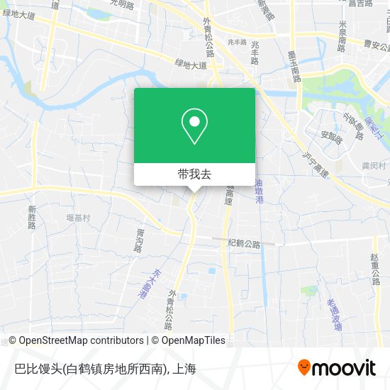 巴比馒头(白鹤镇房地所西南)地图