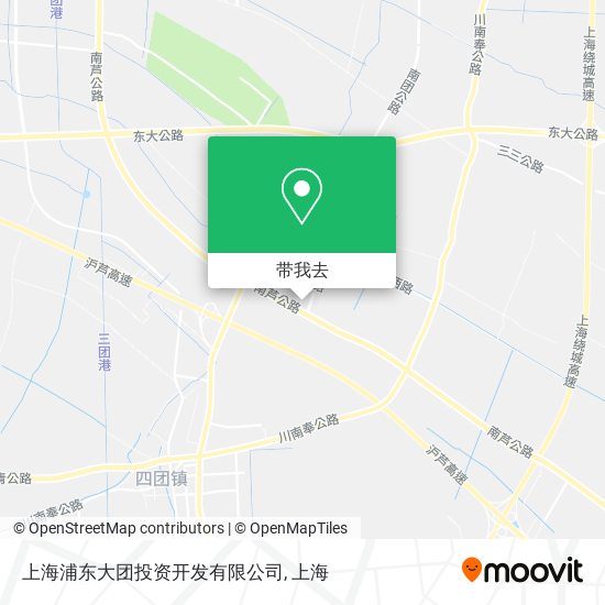 上海浦东大团投资开发有限公司地图