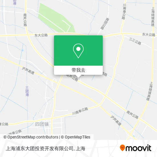 上海浦东大团投资开发有限公司地图