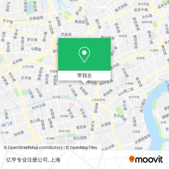 亿亨专业注册公司地图