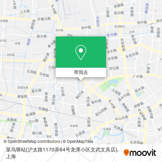 菜鸟驿站(沪太路1170弄84号龙潭小区文武文具店)地图