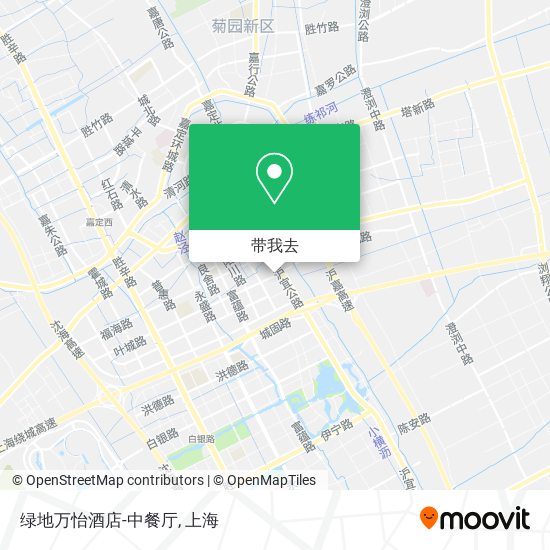 绿地万怡酒店-中餐厅地图