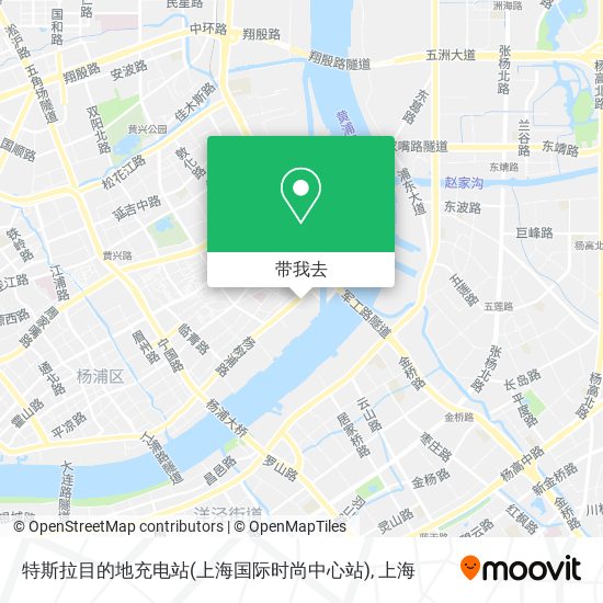 特斯拉目的地充电站(上海国际时尚中心站)地图