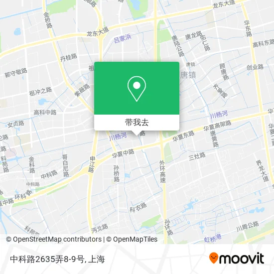 中科路2635弄8-9号地图