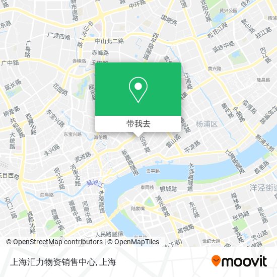 上海汇力物资销售中心地图