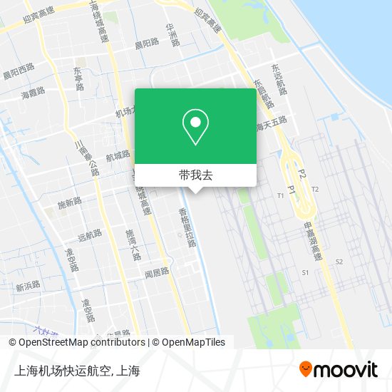 上海机场快运航空地图