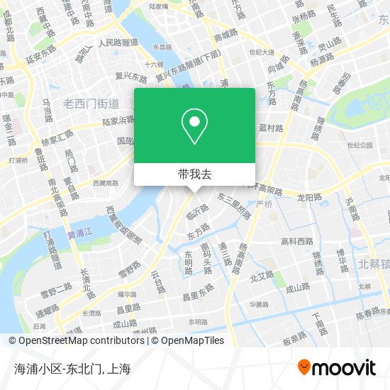 海浦小区-东北门地图