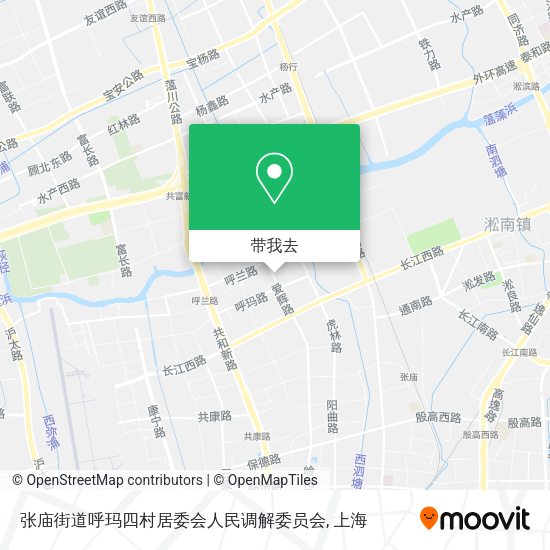 张庙街道呼玛四村居委会人民调解委员会地图