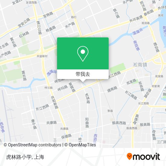 虎林路小学地图