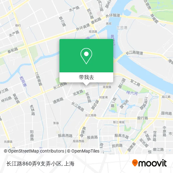长江路860弄9支弄小区地图