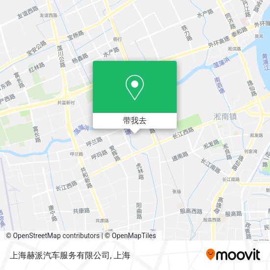 上海赫派汽车服务有限公司地图